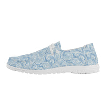 Load image into Gallery viewer, Womens Swirl Canvas Loafers