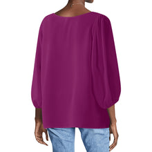 Load image into Gallery viewer, Women Sheer Long Sleeve Blouse