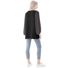 Load image into Gallery viewer, Women Sheer Long Sleeve Blouse