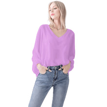 Load image into Gallery viewer, Women Sheer Long Sleeve Blouse