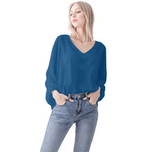 Load image into Gallery viewer, Women Sheer Long Sleeve Blouse