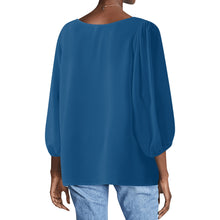 Load image into Gallery viewer, Women Sheer Long Sleeve Blouse