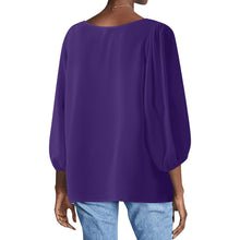 Load image into Gallery viewer, Women Sheer Long Sleeve Blouse