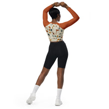 Load image into Gallery viewer, Recycled Long-Sleeve Crop Top