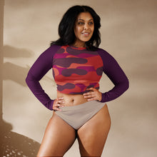 Load image into Gallery viewer, Recycled Long-Sleeve Crop Top