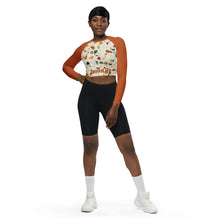 Load image into Gallery viewer, Recycled Long-Sleeve Crop Top