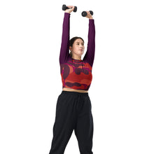 Load image into Gallery viewer, Recycled Long-Sleeve Crop Top