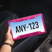 Load image into Gallery viewer, Zenn Love MS Customized License Plate Frames