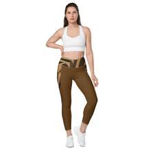 Load image into Gallery viewer, Crossover Leggings with Pockets
