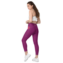 Load image into Gallery viewer, ZennZone Lotus Crossover Leggings with Pockets