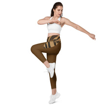 Load image into Gallery viewer, Crossover Leggings with Pockets