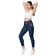Load image into Gallery viewer, ZennZone Lotus Crossover Leggings with Pockets