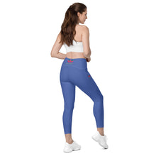 Load image into Gallery viewer, ZennZone Lotus Crossover Leggings with Pockets