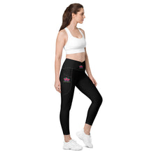 Load image into Gallery viewer, ZennZone Lotus Crossover Leggings with Pockets