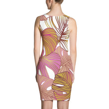 Load image into Gallery viewer, Gold Sided Fitted Dress