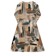 Load image into Gallery viewer, Print Long Sleeve Midi Dress