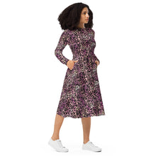Load image into Gallery viewer, Jazz Long Sleeve Midi Dress