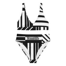 Load image into Gallery viewer, Geome Recycled High-Waisted Bikini