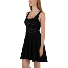 Load image into Gallery viewer, Black Skater Dress