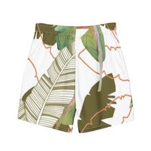 Load image into Gallery viewer, Zenn Circle Palm Pattern Men's Swim Trunks