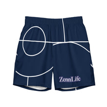 Load image into Gallery viewer, Men's Navy Swim Trunks