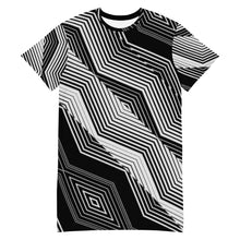 Load image into Gallery viewer, Diagonal T-Shirt Dress