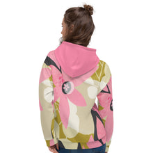 Load image into Gallery viewer, Pink Floral Hoodie