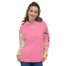 Load image into Gallery viewer, Pink Floral Hoodie