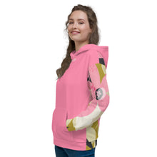 Load image into Gallery viewer, Pink Floral Hoodie
