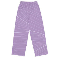 Load image into Gallery viewer, Unisex Wide-Leg Light Purple Pants