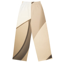 Load image into Gallery viewer, Unisex Wide-Leg Beige Pants