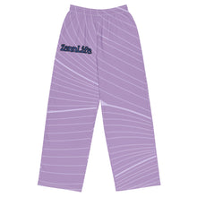 Load image into Gallery viewer, Unisex Wide-Leg Light Purple Pants