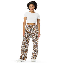 Load image into Gallery viewer, Unisex Animal Print Wide-Leg Pants