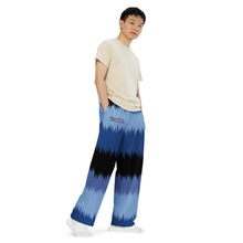 Load image into Gallery viewer, Unisex Wide-Leg Blue Jag Pants