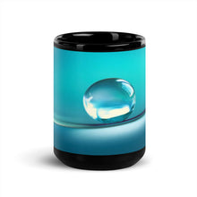 Load image into Gallery viewer, Raindrop Black Glossy Mug