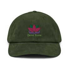 Load image into Gallery viewer, Zenn Zone Lotus Corduroy Hat