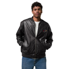 Load image into Gallery viewer, 180 Arrow Leather Bomber Jacket