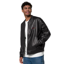 Load image into Gallery viewer, 180 Arrow Leather Bomber Jacket