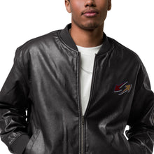 Load image into Gallery viewer, 180 Arrow Leather Bomber Jacket