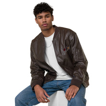 Load image into Gallery viewer, 180 Arrow Leather Bomber Jacket