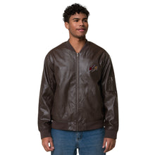 Load image into Gallery viewer, 180 Arrow Leather Bomber Jacket