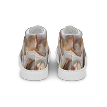 Load image into Gallery viewer, Men’s Oyster Shell High Top Canvas Shoes