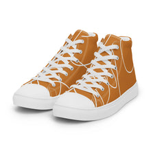 Load image into Gallery viewer, Men’s Caramel High Top Canvas Shoes