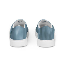 Load image into Gallery viewer, Zenn White Circle Waterfall Men’s Slip-On Canvas Shoes