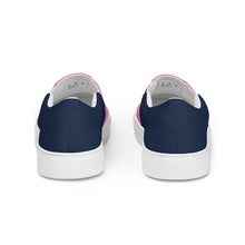 Load image into Gallery viewer, Men’s Pink Palm Slip-on Canvas Shoes