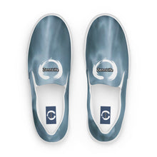 Load image into Gallery viewer, Zenn White Circle Waterfall Men’s Slip-On Canvas Shoes