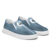 Load image into Gallery viewer, Zenn White Circle Waterfall Men’s Slip-On Canvas Shoes