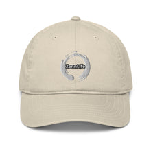 Load image into Gallery viewer, Zennlife White Circle Organic "Not Just For Dad' Hat