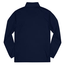 Load image into Gallery viewer, White Zenn Circle Quarter Zip Pullover