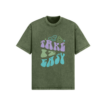 Load image into Gallery viewer, Unisex Snow Washed Oversized T-Shirt